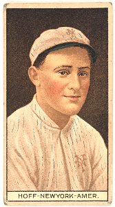 Chester Hoff, New York Highlanders, baseball card portrait LCCN2008678373
