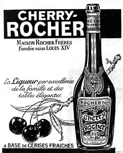 Cherry-Rocher-1923. Free illustration for personal and commercial use.