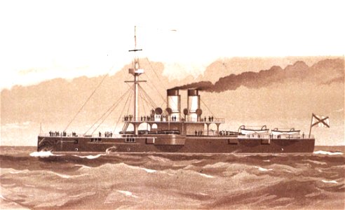 Chesma - Brassey's Naval Annual 1888-9. Free illustration for personal and commercial use.