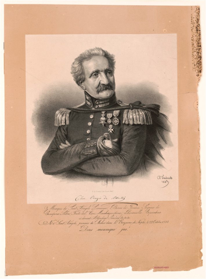 Chev. Orazio de Attellis - Chs. Fenderich 1843. LCCN2017648293