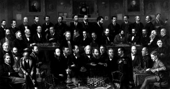 Chess players by Anthony Rosenbaum