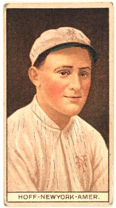 Chester Hoff, New York Highlanders, baseball card portrait LCCN2008678373