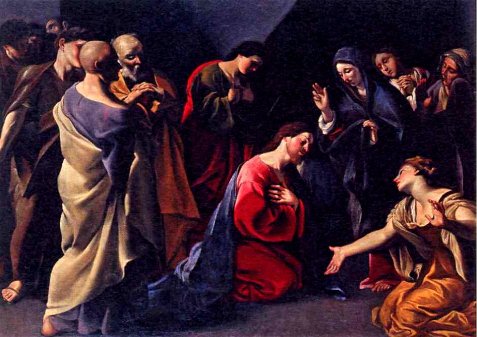 Commiato di cristo dalla madre - Lanfranco