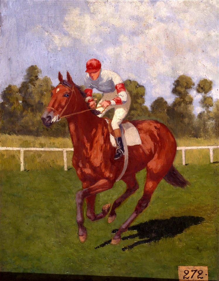 Cheval de course - Charles Ancelin - musée d'art et d'histoire de Saint-Brieuc, DOC 272b