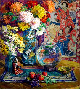 Kathryn E. Cherry - Fish, Fruits, and Flowers - 11-1939 - Saint Louis Art Museum