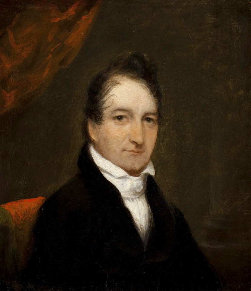 Chester Harding - Portrait of Dr. Joseph Henshaw Flint