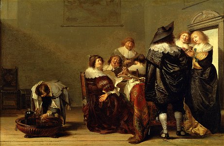 Company Making Music (Pieter Codde) - Nationalmuseum - 18389