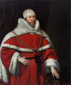 Chief Justice Sir Henry Hobart (d.1625), 1st Baronet. Free illustration for personal and commercial use.