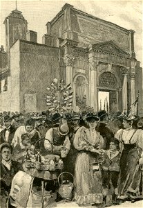Commemorazione del 20 settembre. La folla a Porta Pia