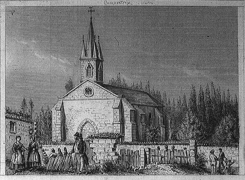 Compertrix vue de l'église bmr 72 006