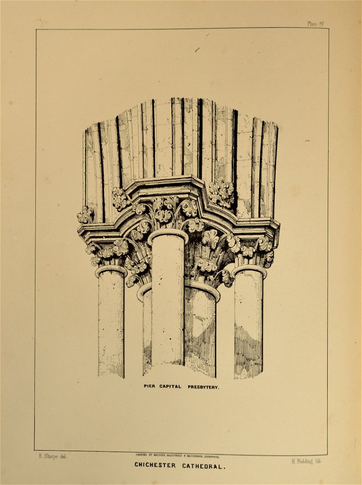 Chichester Cathedral Pier Capital Willis 1861