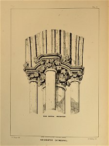 Chichester Cathedral Pier Capital Willis 1861