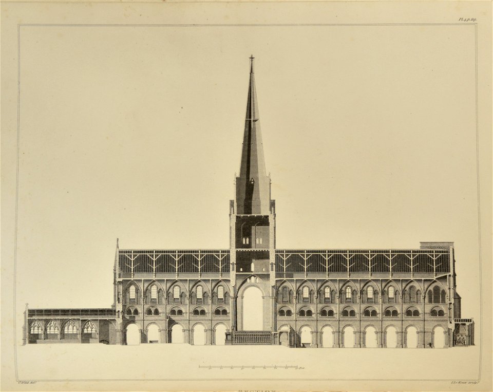 Chichester Cathedral Section Willis 1861