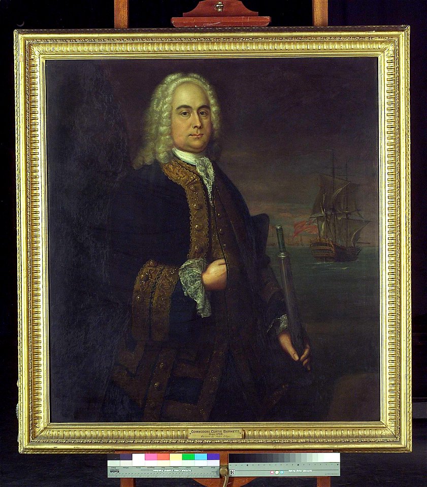 Commodore Curtis Barnett, d. 1746 RMG BHC2531