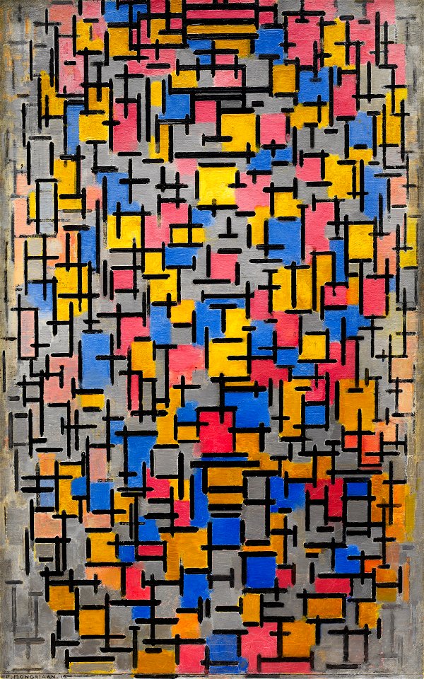 Composition, Piet Mondrian, 1916