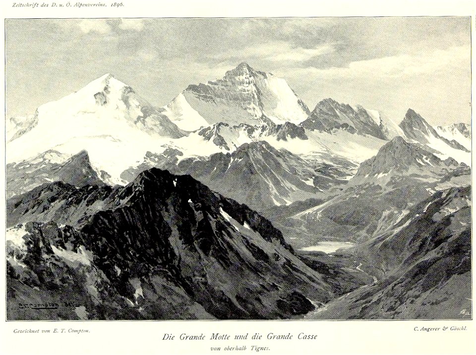 Compton, 1896, Die Grande Motte und die Grande Casse