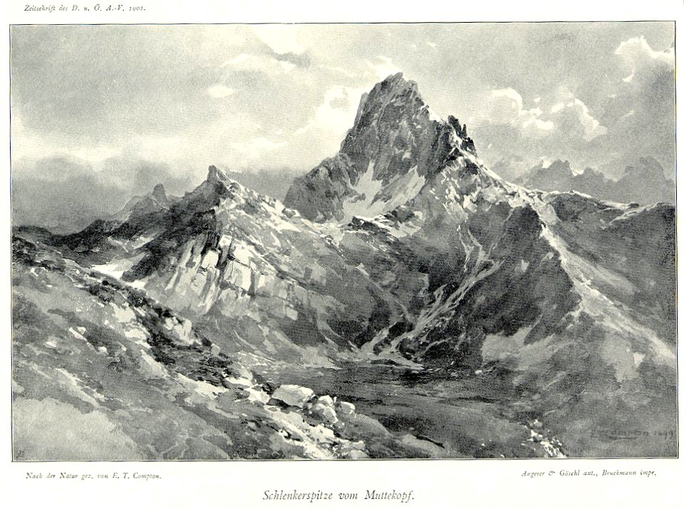 Compton, 1901, Schlenkerspitze vom Muttekopf