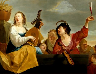 Company Making Music by Jan Gerritsz. van Bronckhorst Centraal Museum 13081