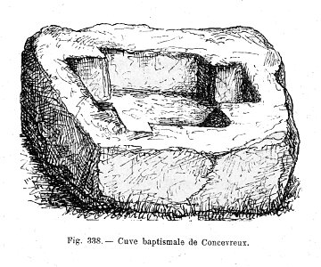 Concevreux cuve baptismale 38970