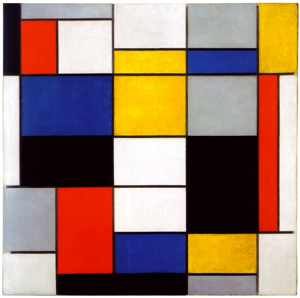 Composition A by Piet Mondrian Galleria Nazionale d'Arte Moderna e Contemporanea