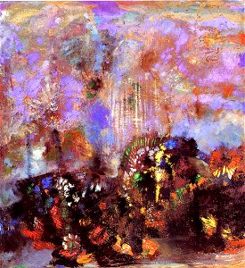 Composition Flowers Odilon Redon