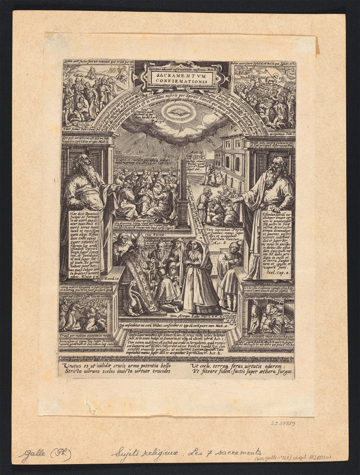 Communium 1576 print by Hans Bol, S.I 37889, Prints Department, Royal Library of Belgium