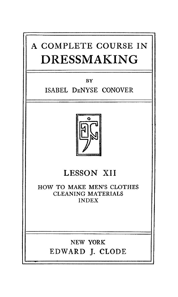 Complete Course in Dressmaking-12-0009