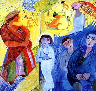 Composition. Sigrid Hjertén