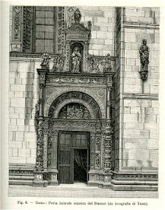Como porta laterale sinistra del Duomo