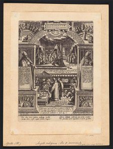 Confession 1576 print by Hans Bol, S.I 37888, Prints Department, Royal Library of Belgium