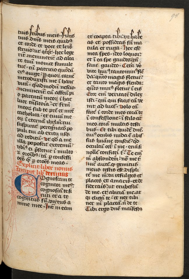 Confessiones-UBU Hs. 41-f.094r-Utrechts draakje in de A