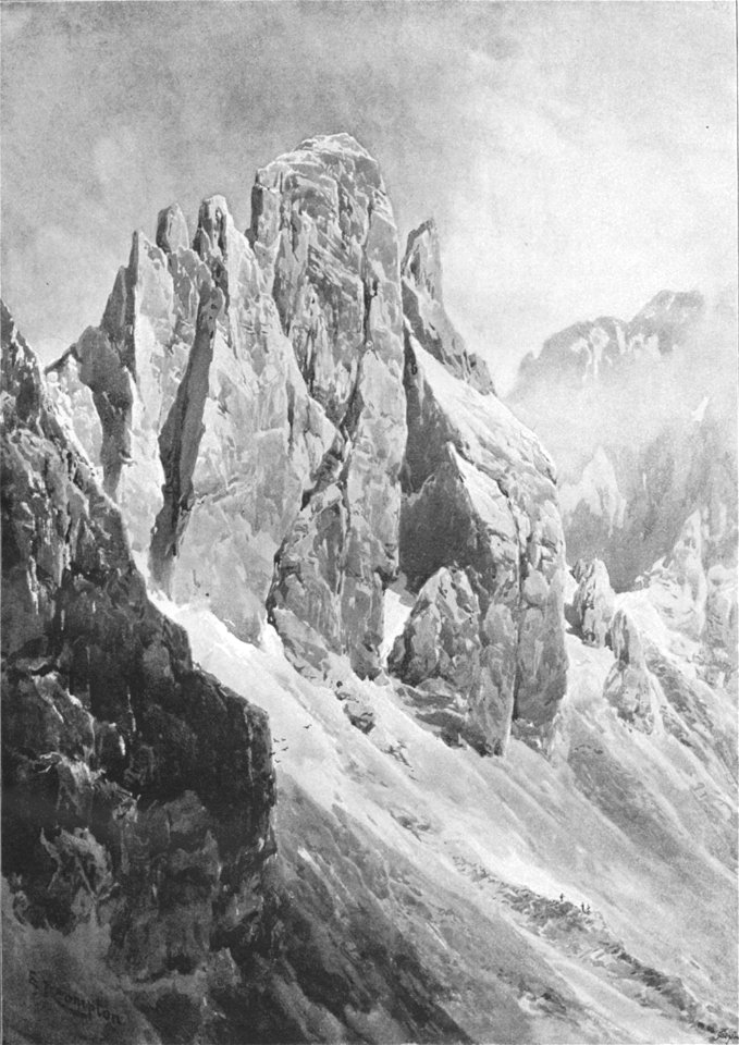Compton, 1895, Fünffingerspitze von Osten