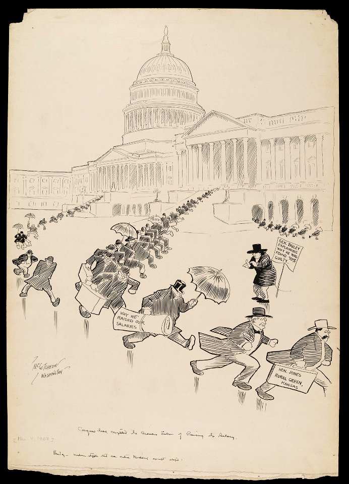 Congress has completed its arduous labor of raising its salary, March 4, 1907 (NBY 1487)