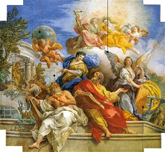 Conca, Sebastiano — Allegorie der Wissenschaft
