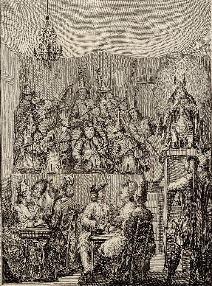 Concert extraordinaire donné au café des aveugles en septembre 1771