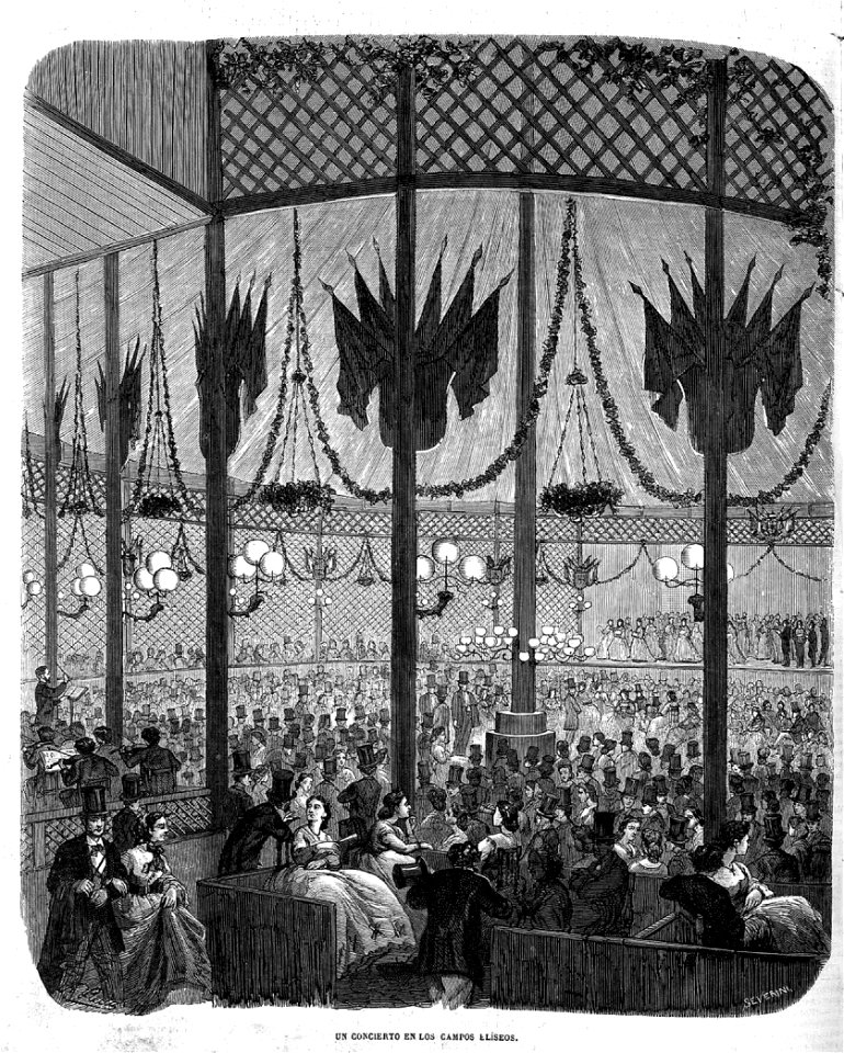 Concierto en los Campos Elíseos, de Severini