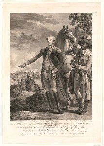 Conclusion de la campagne de 1781 en Virginie. To his excellency General Washington ... - peint par L. le Paon peintre de Bataille de S.A.S. Mgr. le Prince de Condé ; gravé par N. le Mire LCCN2004666565