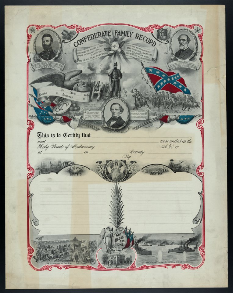Confederate family record LCCN2003674740