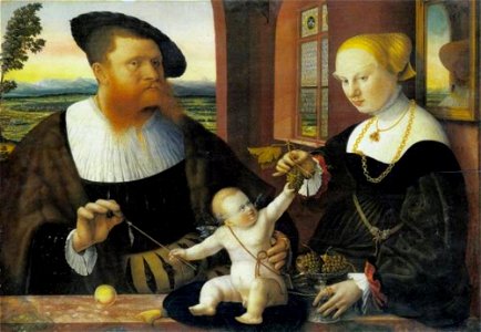 Conrad Faber von Kreuznach - Portret van Justinianus von Holzhausen en Anna von Furstenberg - 1729 - Städel Museum