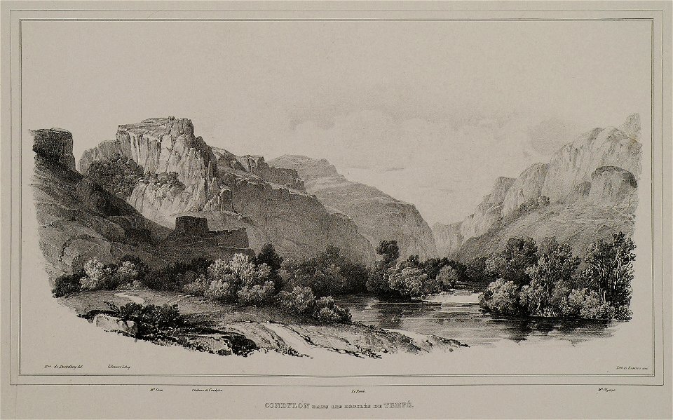 Condylon dans les défilés de Tempé - Stackelberg Otto Magnus Von - 1834