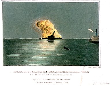 Conflagration of the steam boat New Jersey on the Delaware River opposite Philada, March 15th 1856 in which 50 Persons lost their lives RMG PU6682