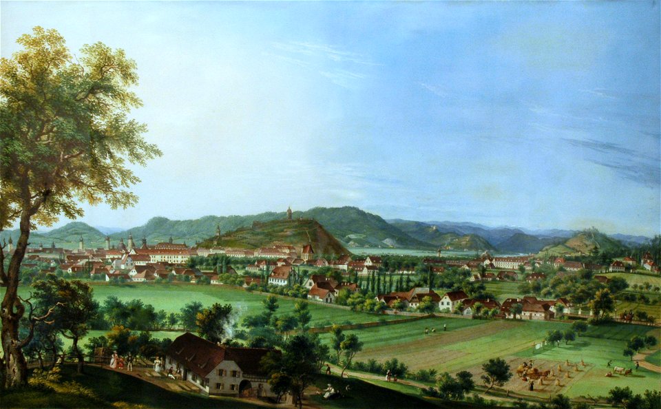 Conrad Kreuzer Graz von der Ostseite