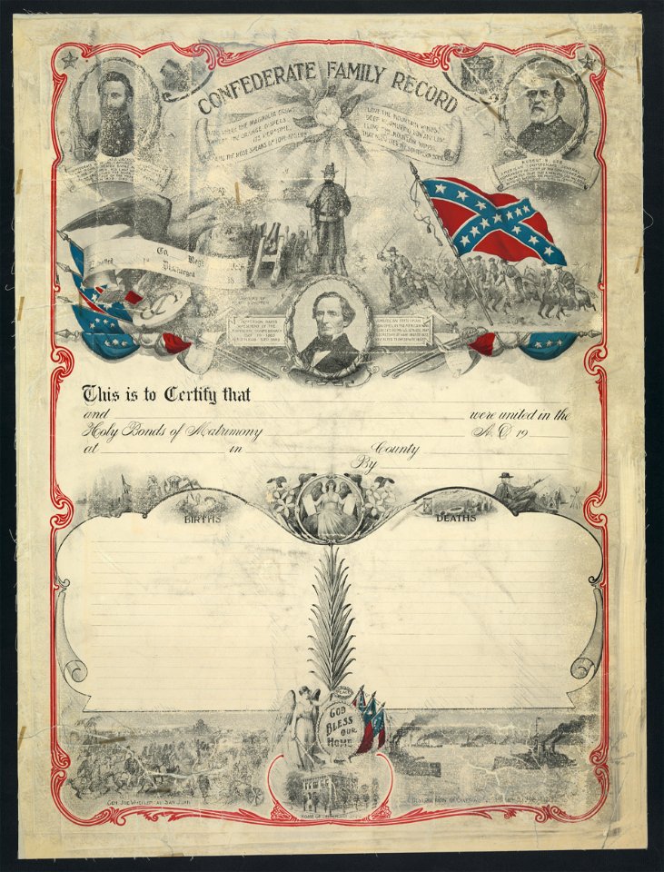 Confederate family record LCCN2003674741