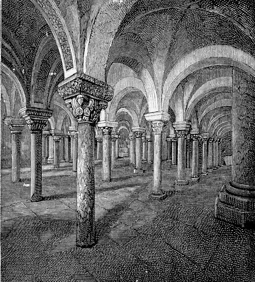 Confessione. Cattedrale di Otranto (xilografia)