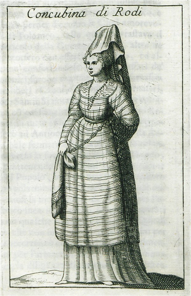 Concubina di Rodi - Coronelli Vincenzo Maria (padri) & Parissoti Antonio - 1688