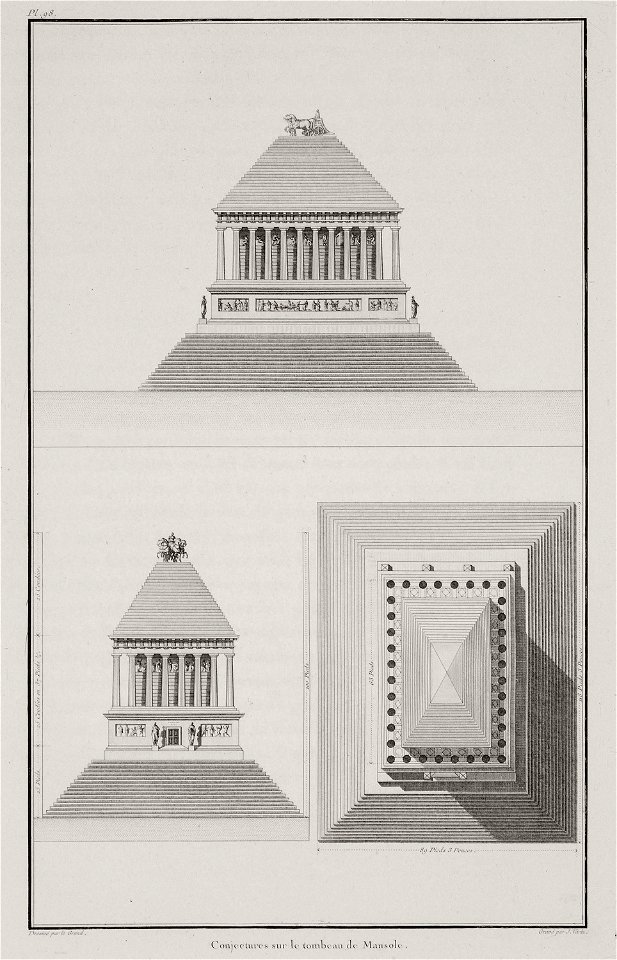 Conjectures sur le tombeau de Mausole - Choiseul-gouffier Gabriel Florent Auguste De - 1782