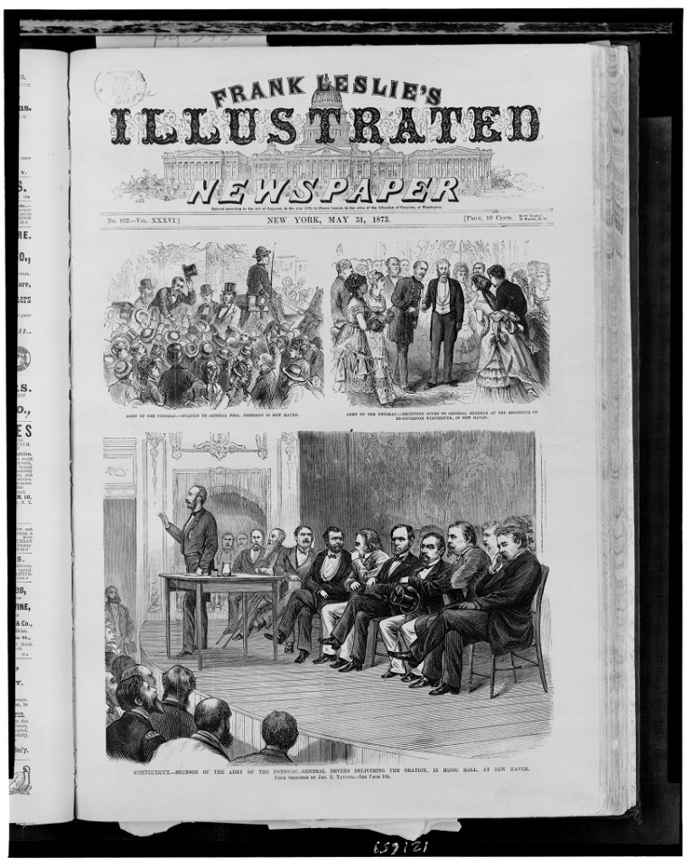 Connecticut - reunion of the Army of the Potomac - from sketches by Jas. E. Taylor. LCCN98511378