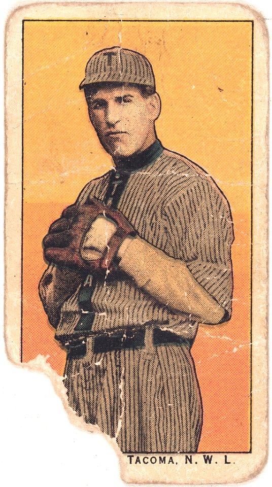 Conrad Con Starkel, Tacoma Team, baseball card portrait LCCN2008676967
