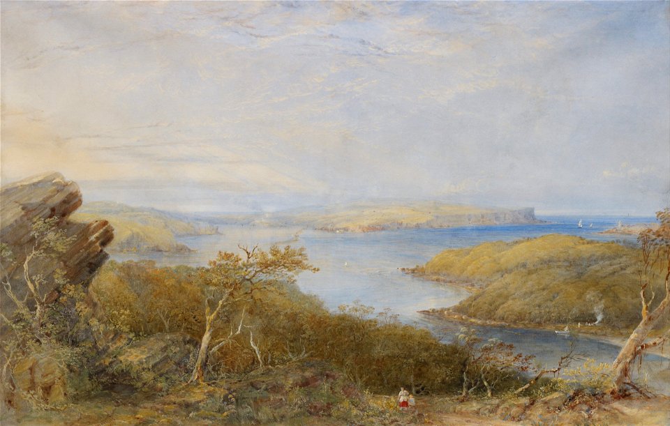 Conrad Martens - North Head from above Balmoral, Sydney Harbour - Google Art Project