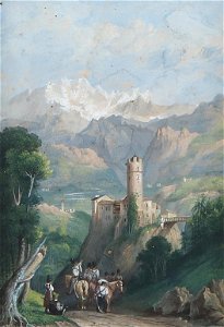 Conrad Kreuzer (attr) Burgruine Lumm